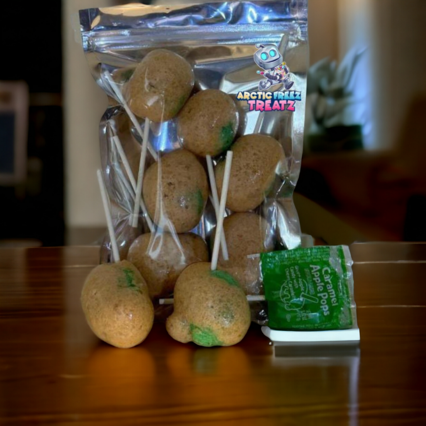Freeze Dried Carmel Apple Pops