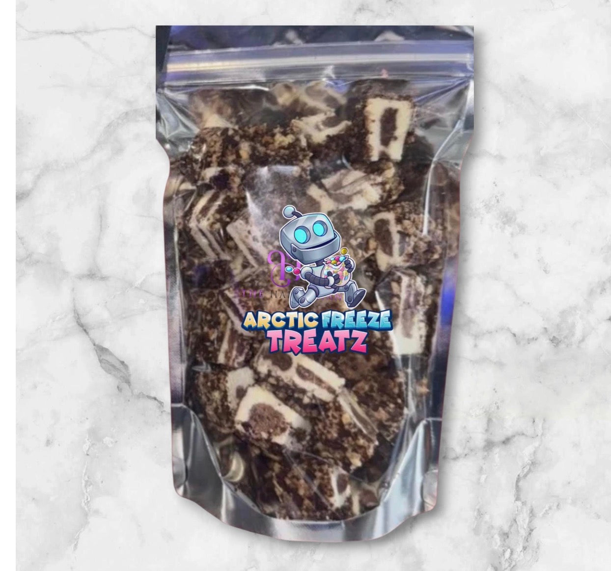 Freeze Dried Chocolate Eclair Ice Cream Bar Bites Small Bag